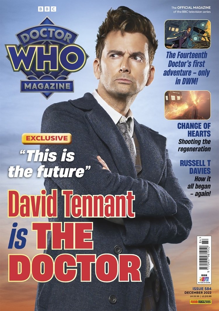 Out Now: David Tennant’s Fourteenth Doctor Debuts in Doctor Who Magazine #584
